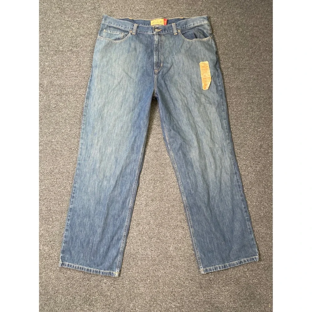 Vintage‎ Old Navy Extra Loose Blue Jeans Mens 40x34 Baggy Wide Leg Denim NEW